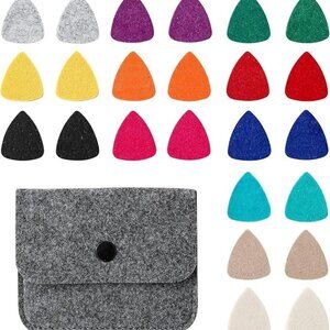 NWOT! Felt Case & 24 Felt Picks for Ukulele, Guitar, or Bass